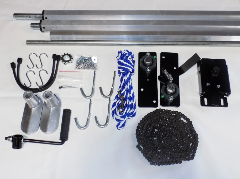 Dump Trailer Tarp Kit | Manual Pull Style Tarp System