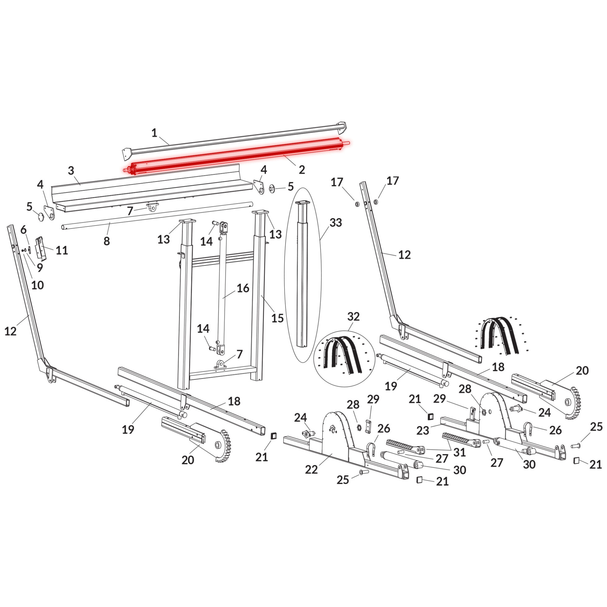 SWAT 1803805 Replacement Roller Bar