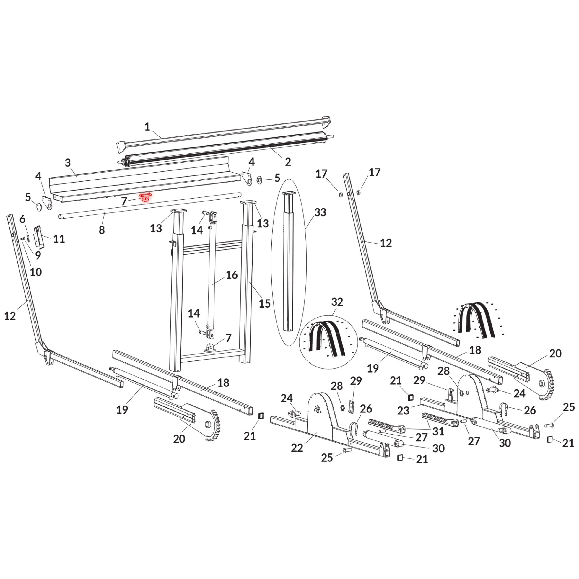 Donovan SWAT 1808869 Gantry Cylinder Clevis Eye