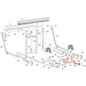 SWAT 1809360 Complete Gear/Pivot Assembly - Right Side | Donovan Tarp