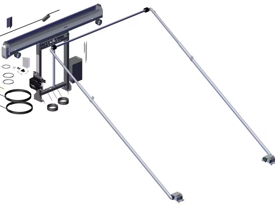 Roll Rite DC400 Roll-Off Tarping System for Multi-Axle Roll-Off Trucks