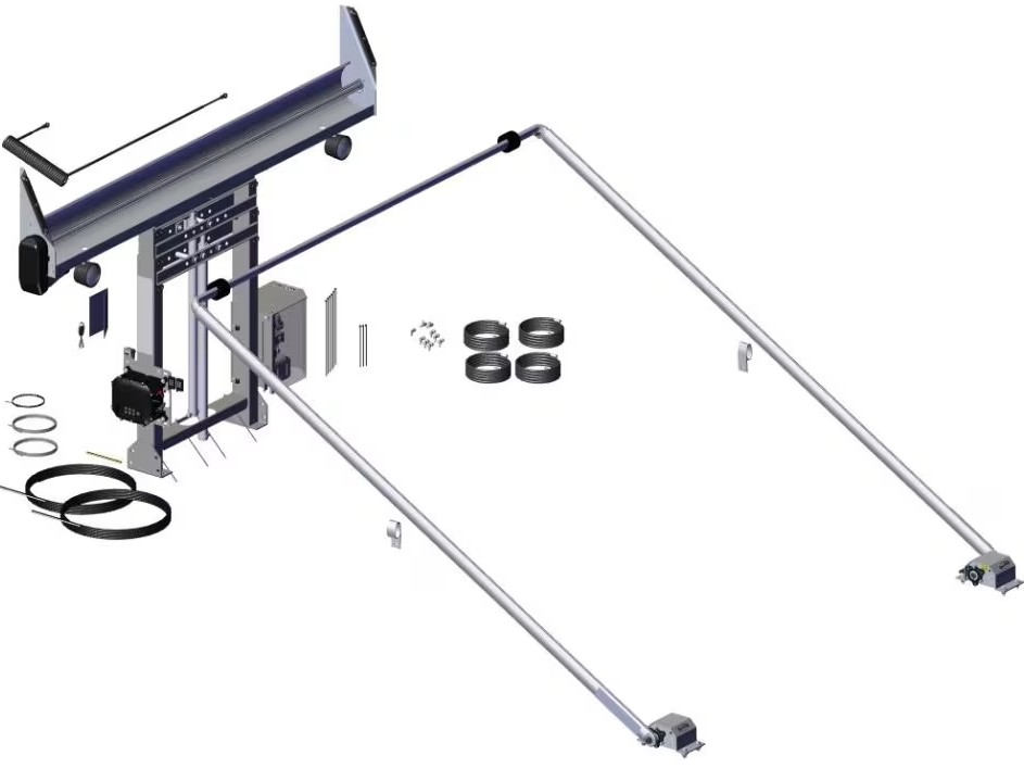Roll Rite DC400 Roll-Off Tarping System for Multi-Axle Roll-Off Trucks