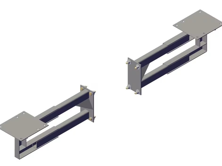 Roll Rite 45176 Adjustable Straight Mount, for 12 & 16 Spring Top Mount Pivots (set)