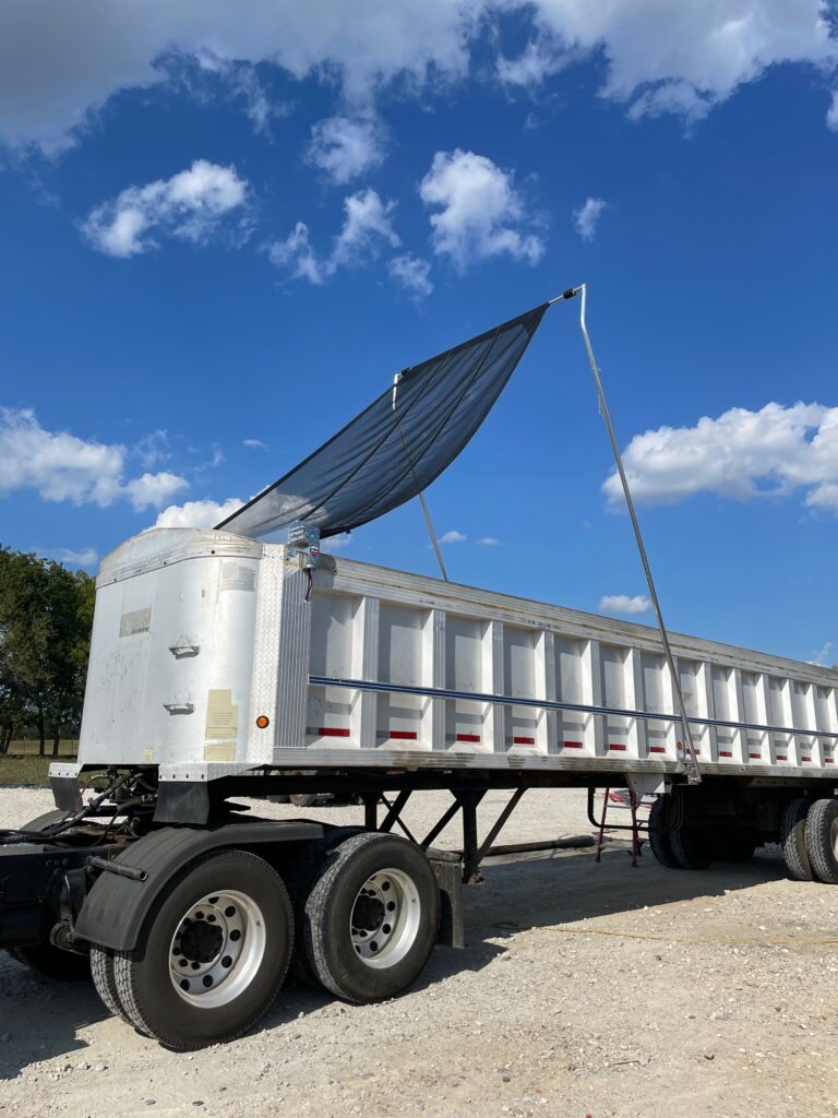 Electric Dump truck Tarp System