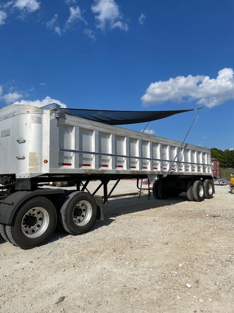 Electric Dump truck Tarp System