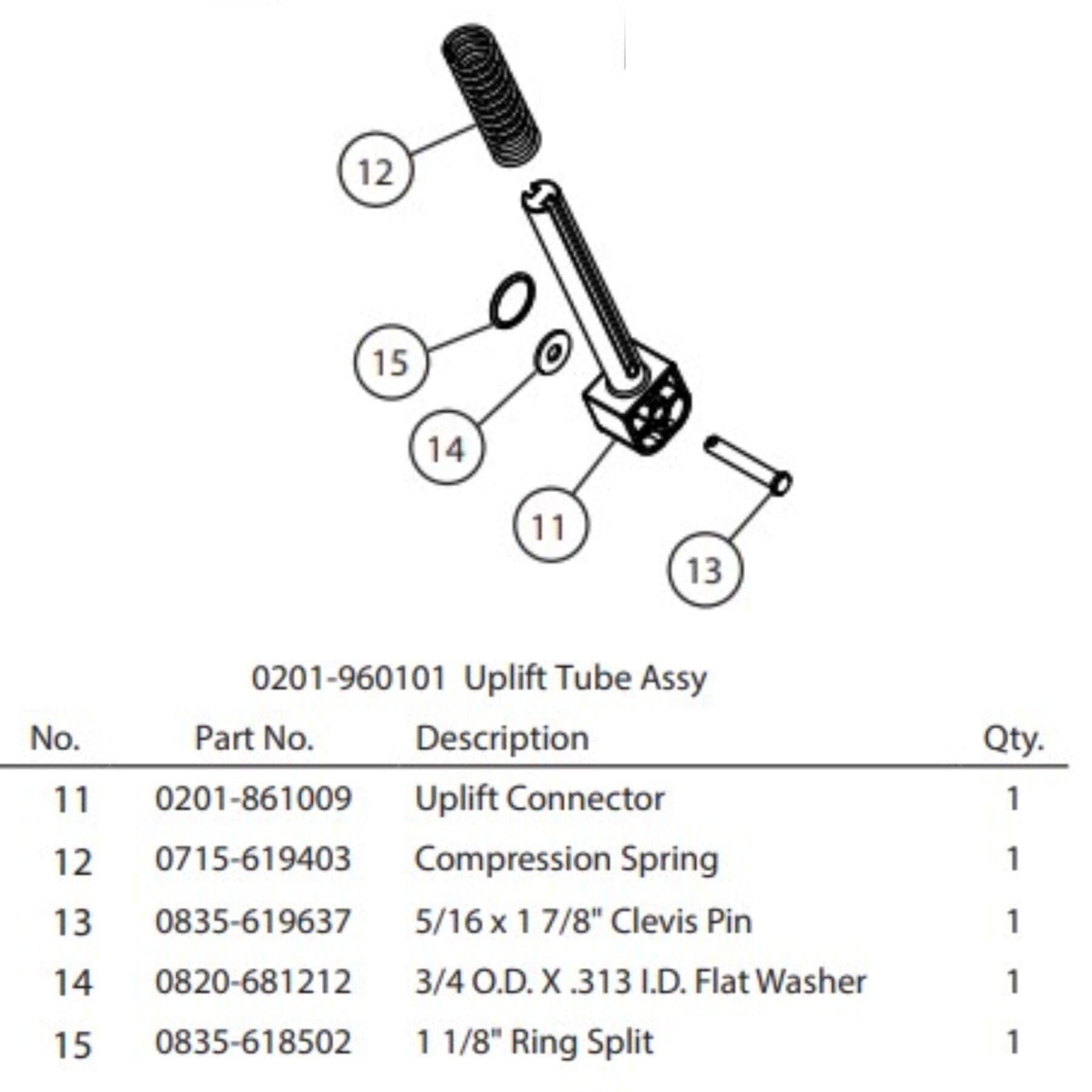 Aero 0201-960101 Conestoga Uplift Connector Kit