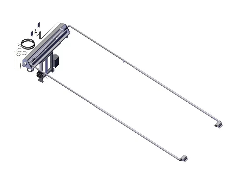 Roll Rite DC422, DC426, and DC428 Automatic Tarp Systems for Roll-Off Trucks and Trailers