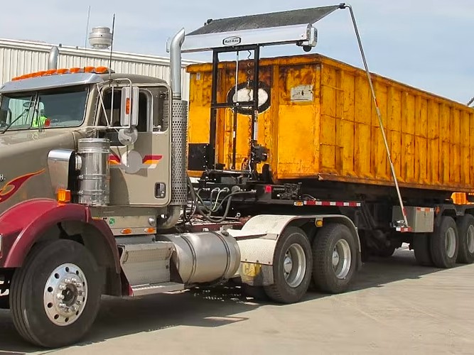 Roll Rite DC422, DC426, and DC428 Automatic Tarp Systems for Roll-Off Trucks and Trailers