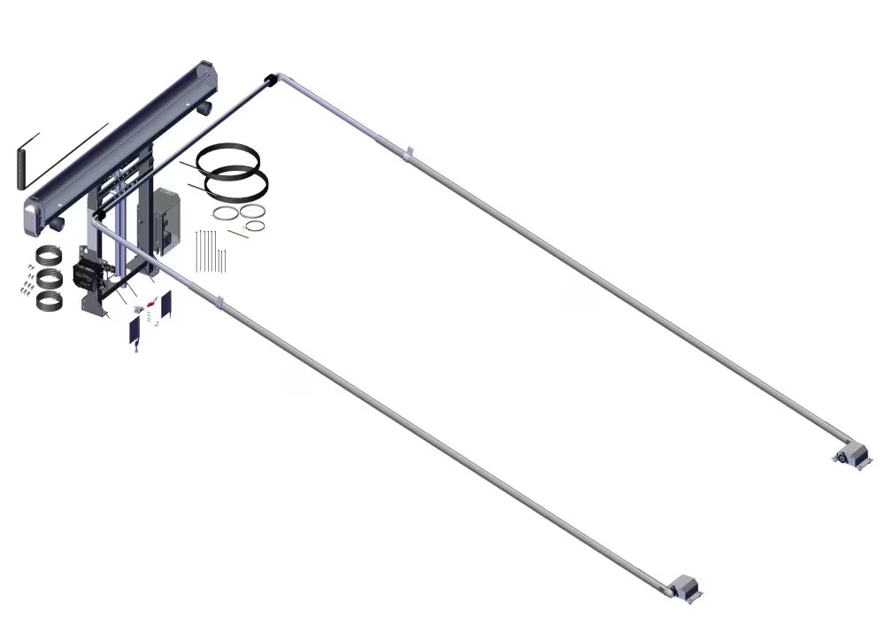Roll Rite DC422, DC426, and DC428 Automatic Tarp Systems for Roll-Off Trucks and Trailers