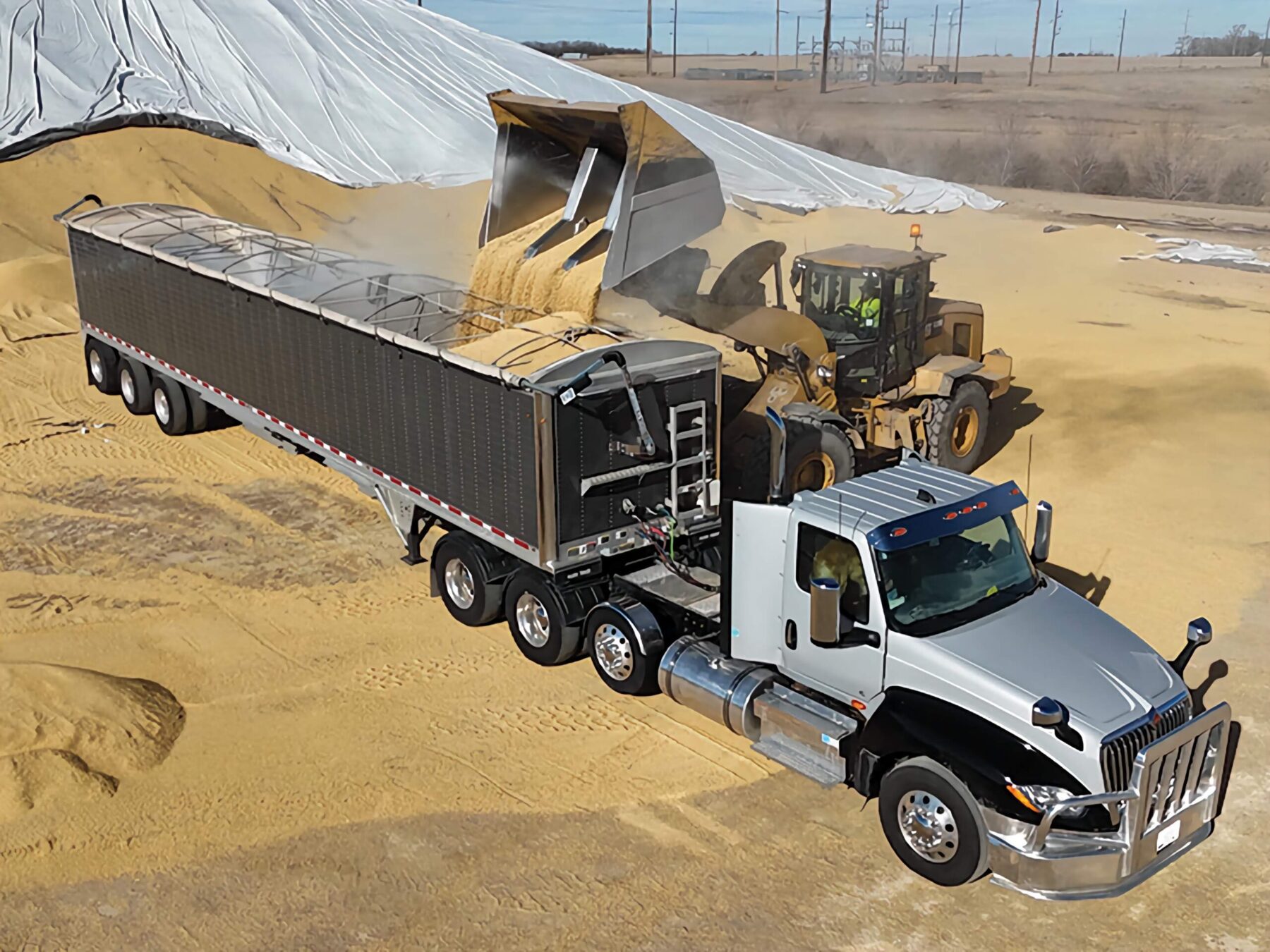 Shur-Lok® E-Series Electric Tarp System for Grain Trailers