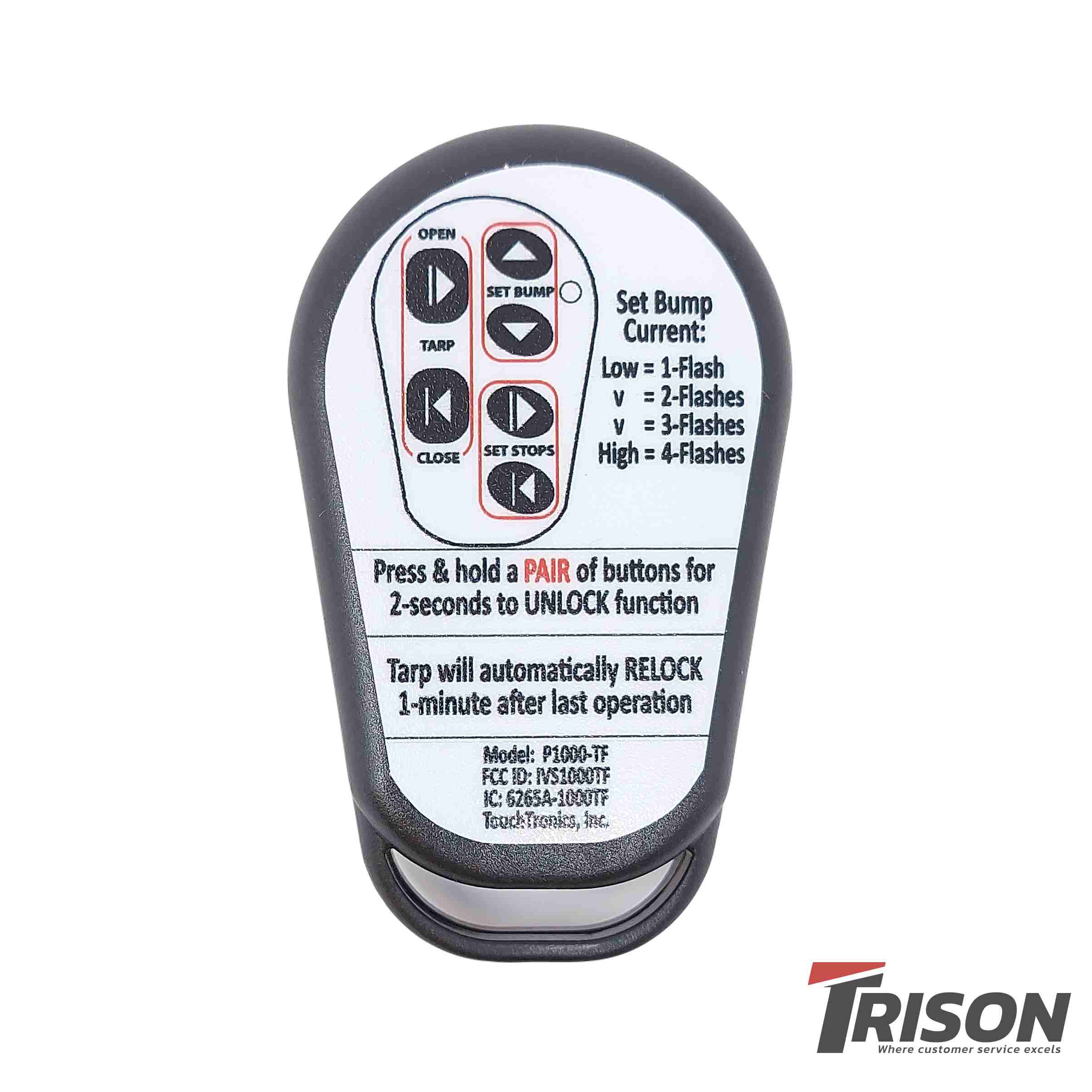 AeroForce 0755‑860703 6‑Button Remote