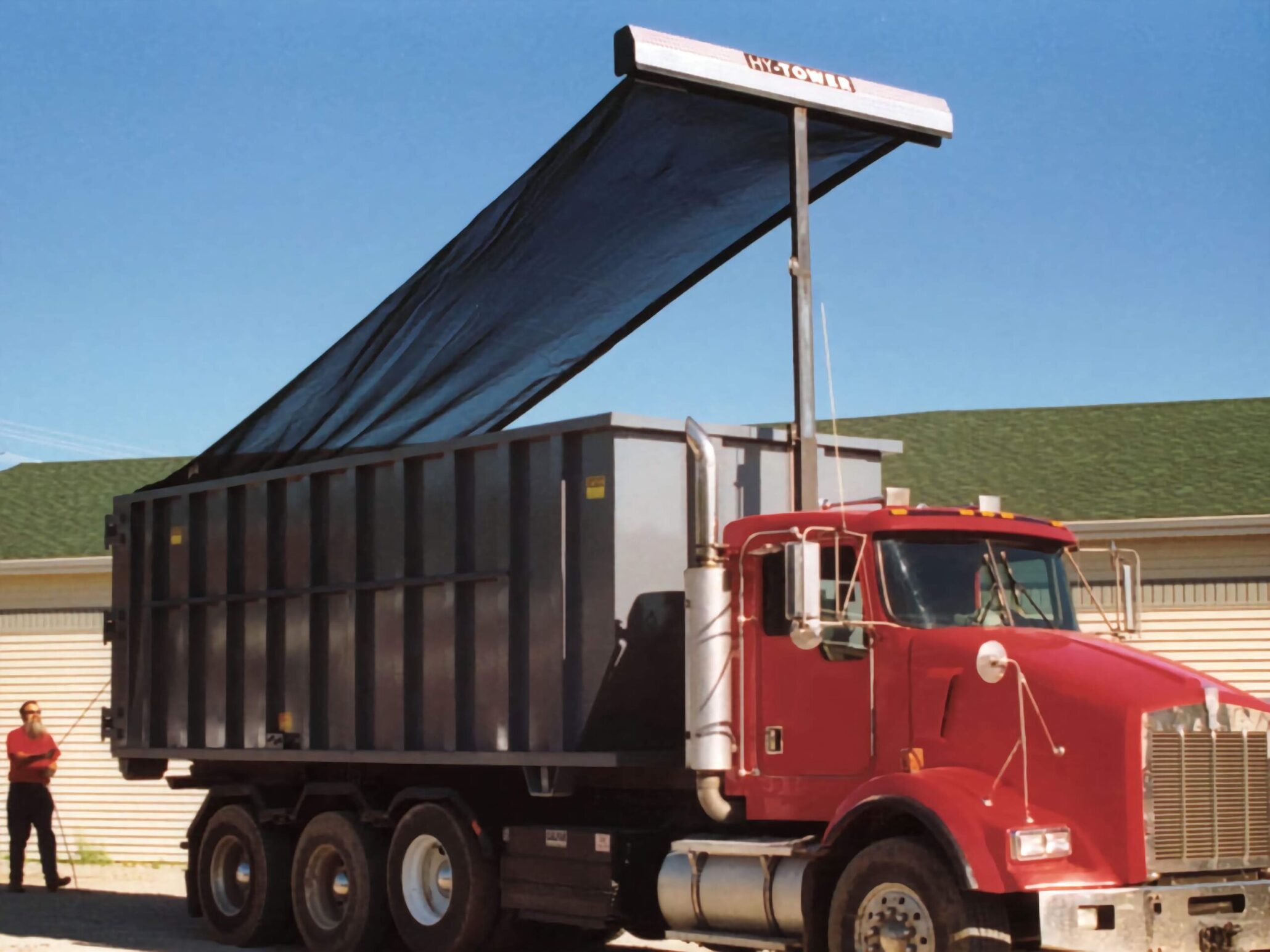Donovan HY-Tower Armless Tarp System for Roll-Off Containers