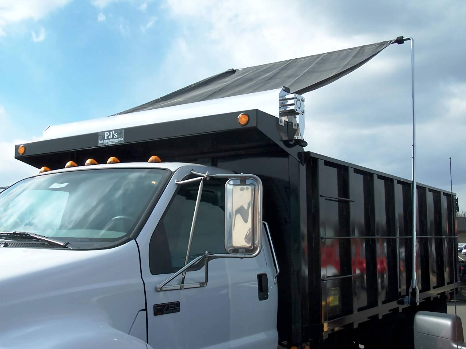 US Tarp Electric Dump Truck Tarp System
