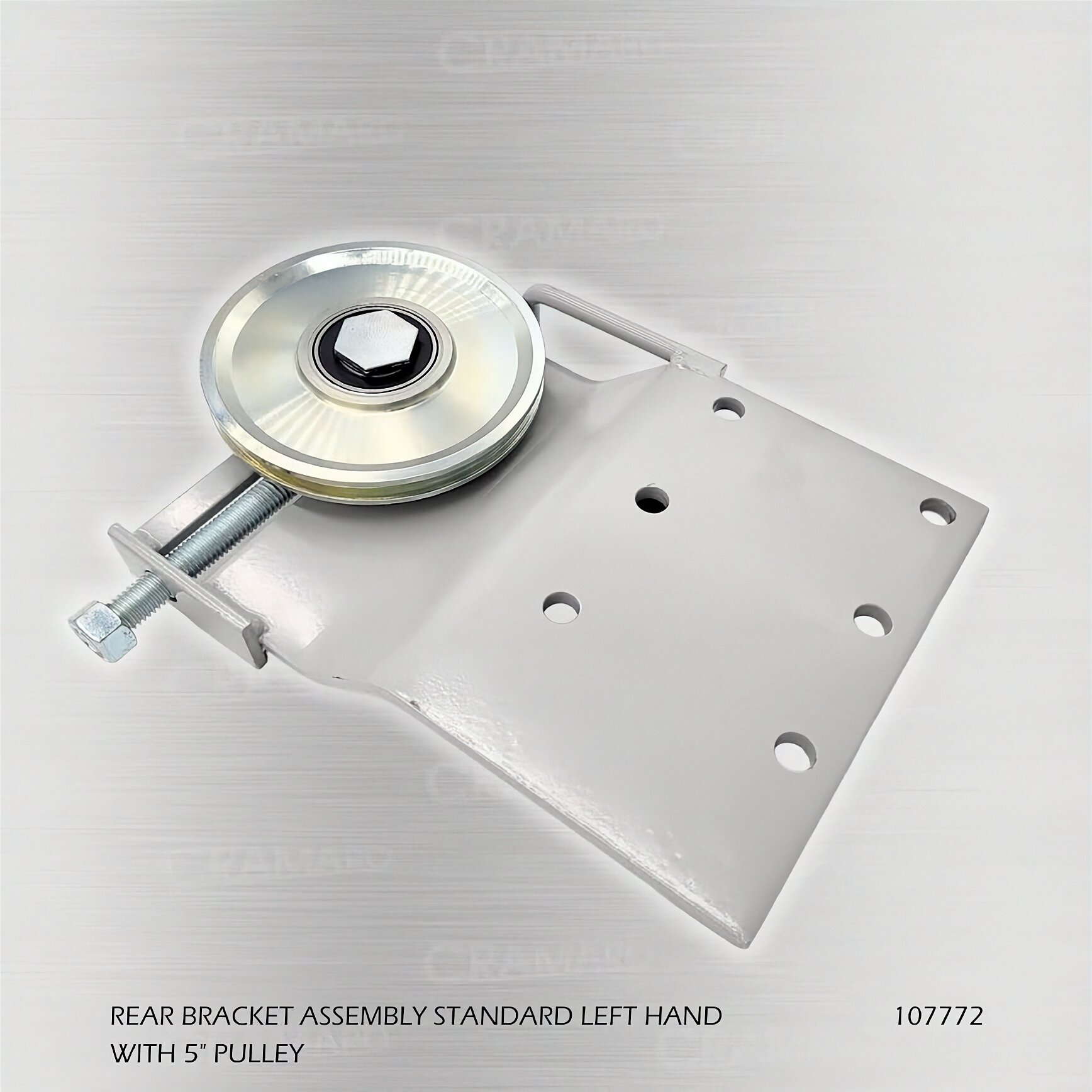 Cramaro 107772 Rear Bracket Assembly LH with 5" Pulley – Slide-N-Go Tarp Systems