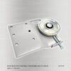Cramaro 107773 Rear Bracket Assembly RH with 5" Pulley – Slide-N-Go Tarp Systems