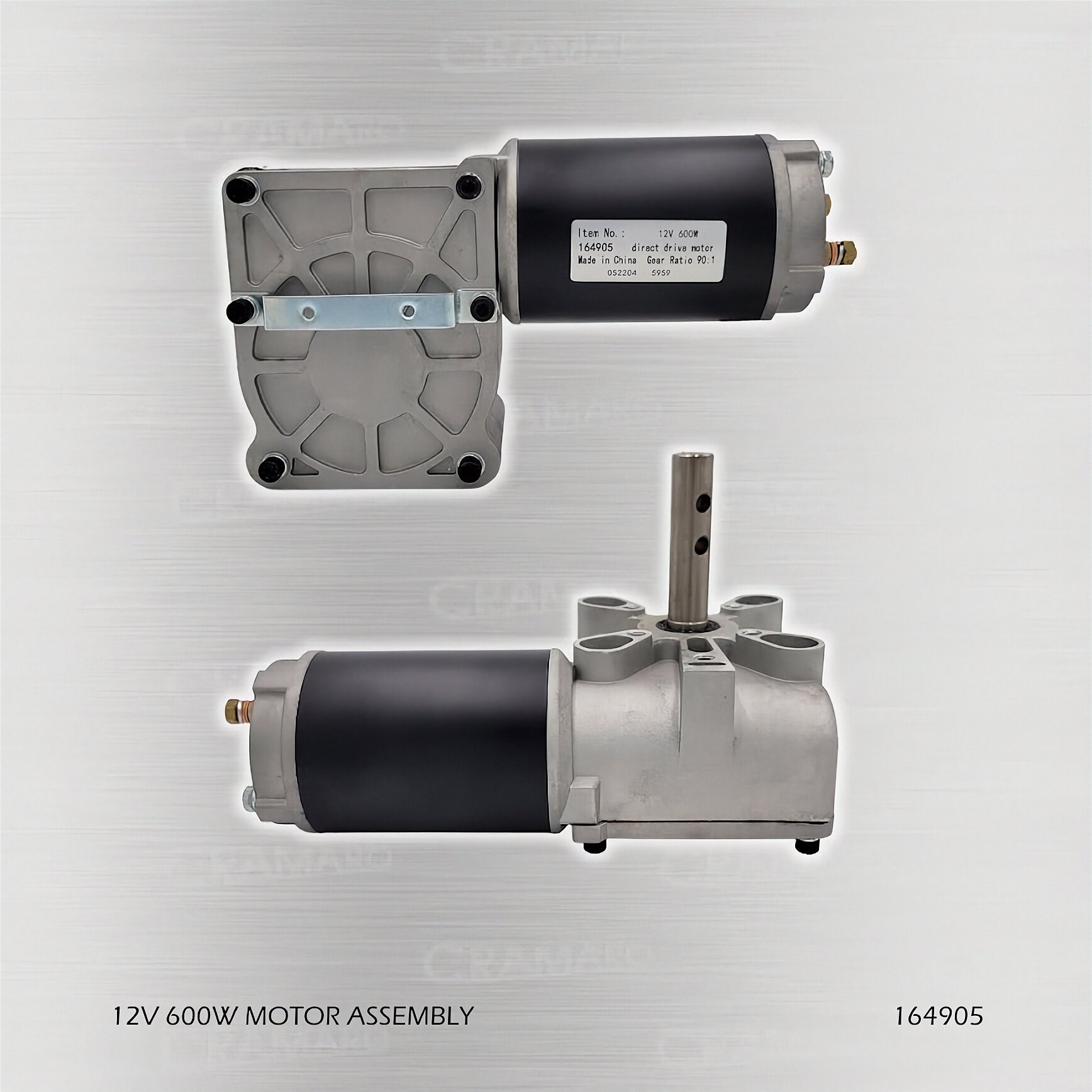 Cramaro 164905 600W 12V Tarp Motor Assembly – 90:1 Ratio for Flip Tarp Systems