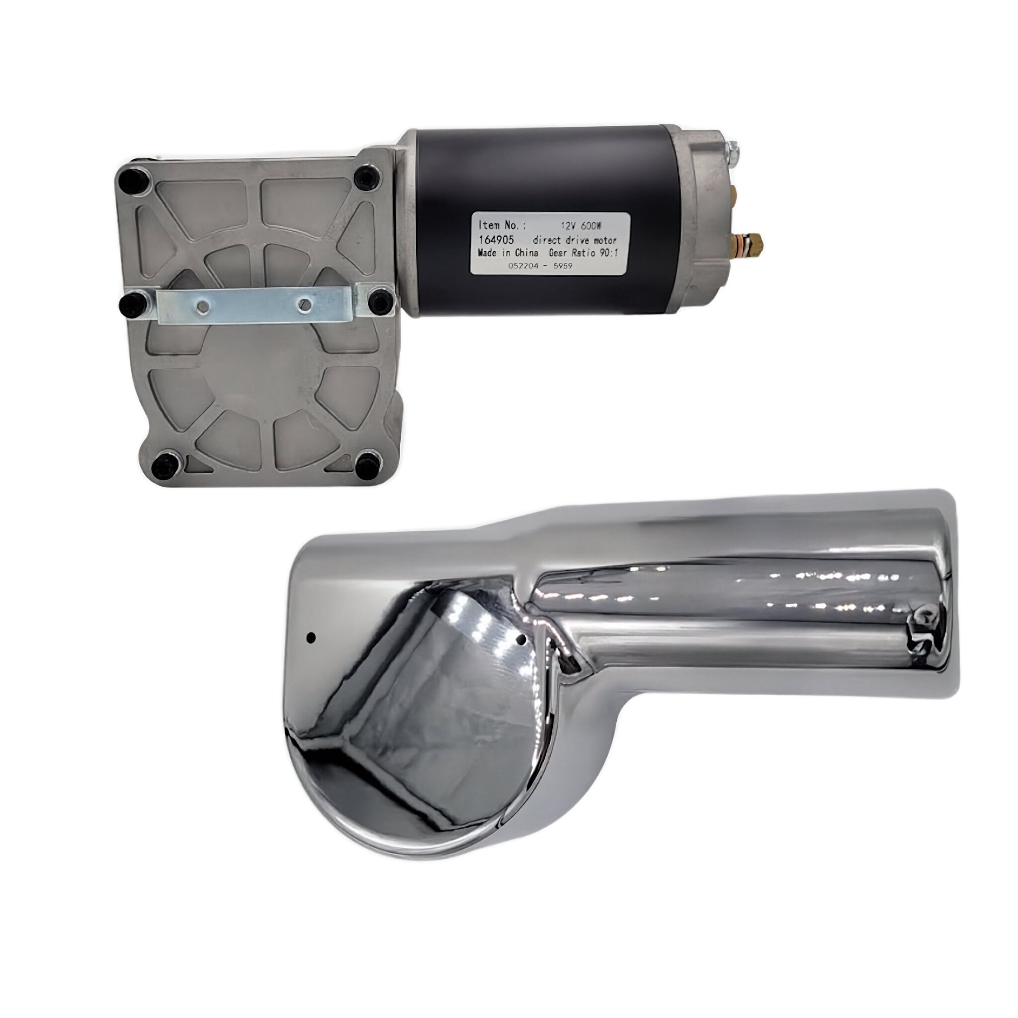 Cramaro 164905 600W 12V Tarp Motor Assembly – 90:1 Ratio for Flip Tarp Systems