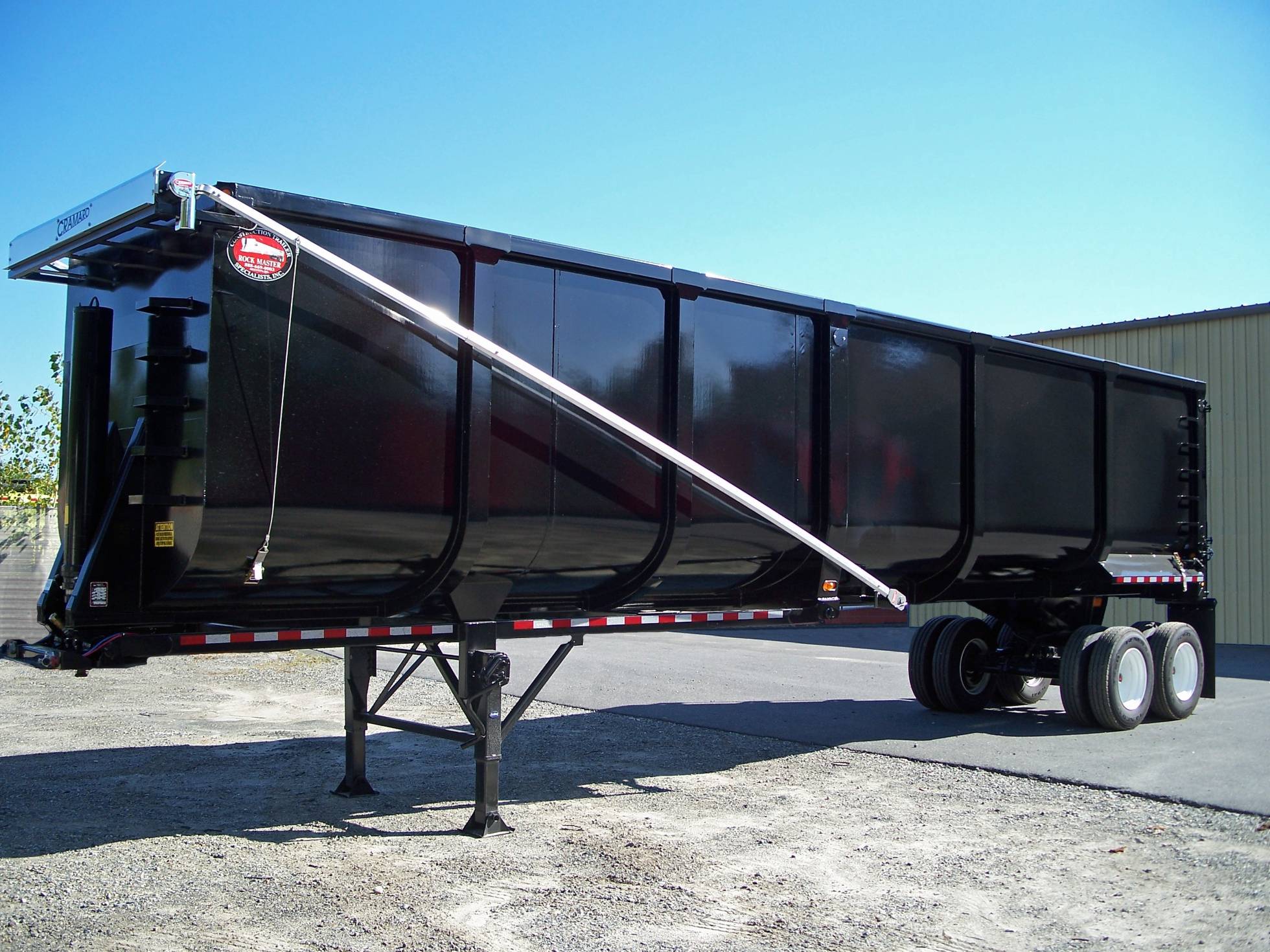 Cramaro Flip N Go™ Electric Dump Trailer Tarp System